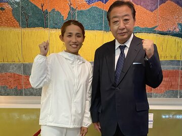 野田佳彦 代表が小松へ。激励をいただきました。