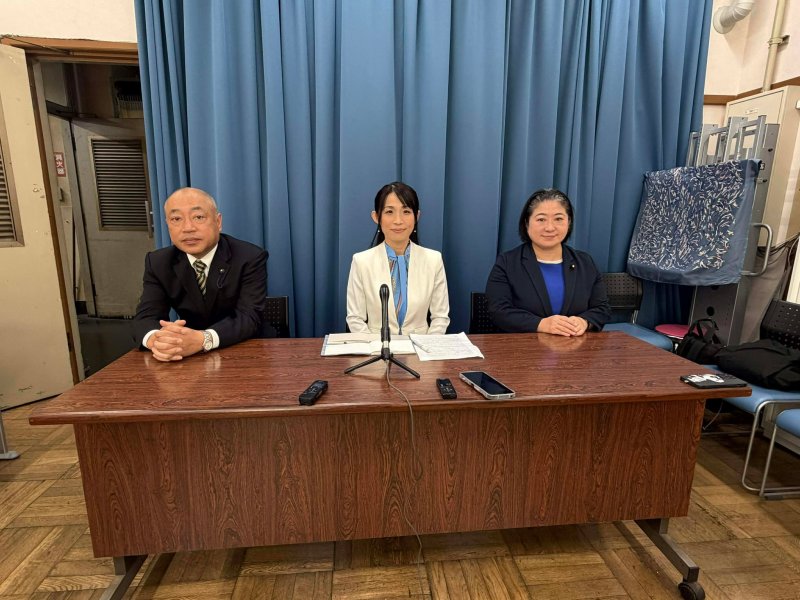 県政記者クラブで会見を行いました